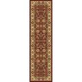 Rugs America 2 ft. 3 in. x 7 ft. 10 in. New Vision Tabriz Cherry Runner Area Rug 20923